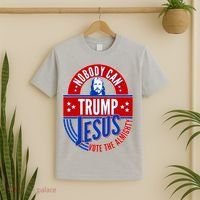 Nobody Can Trump Jesus Vote The Almighty T-Shirt thumb 2