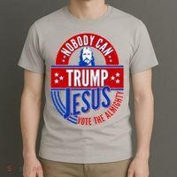 Nobody Can Trump Jesus Vote The Almighty T-Shirt thumb 3