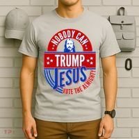 Nobody Can Trump Jesus Vote The Almighty T-Shirt thumb 6