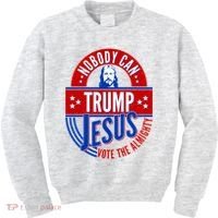 Nobody Can Trump Jesus Vote The Almighty Kids Sweatshirt thumb 0