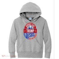 Nobody Can Trump Jesus Vote The Almighty Kids Hoodie thumb 0