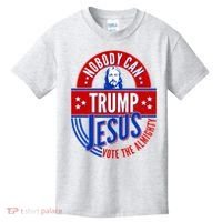 Nobody Can Trump Jesus Vote The Almighty Kids T-Shirt thumb 0