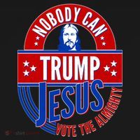Nobody Can Trump Jesus Vote The Almighty Ornament thumb 1