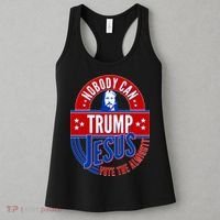 Nobody Can Trump Jesus Vote The Almighty Women's Tank Top thumb 3