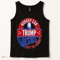 Nobody Can Trump Jesus Vote The Almighty Tank Top thumb 2