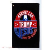 Nobody Can Trump Jesus Vote The Almighty Golf Towel thumb 0