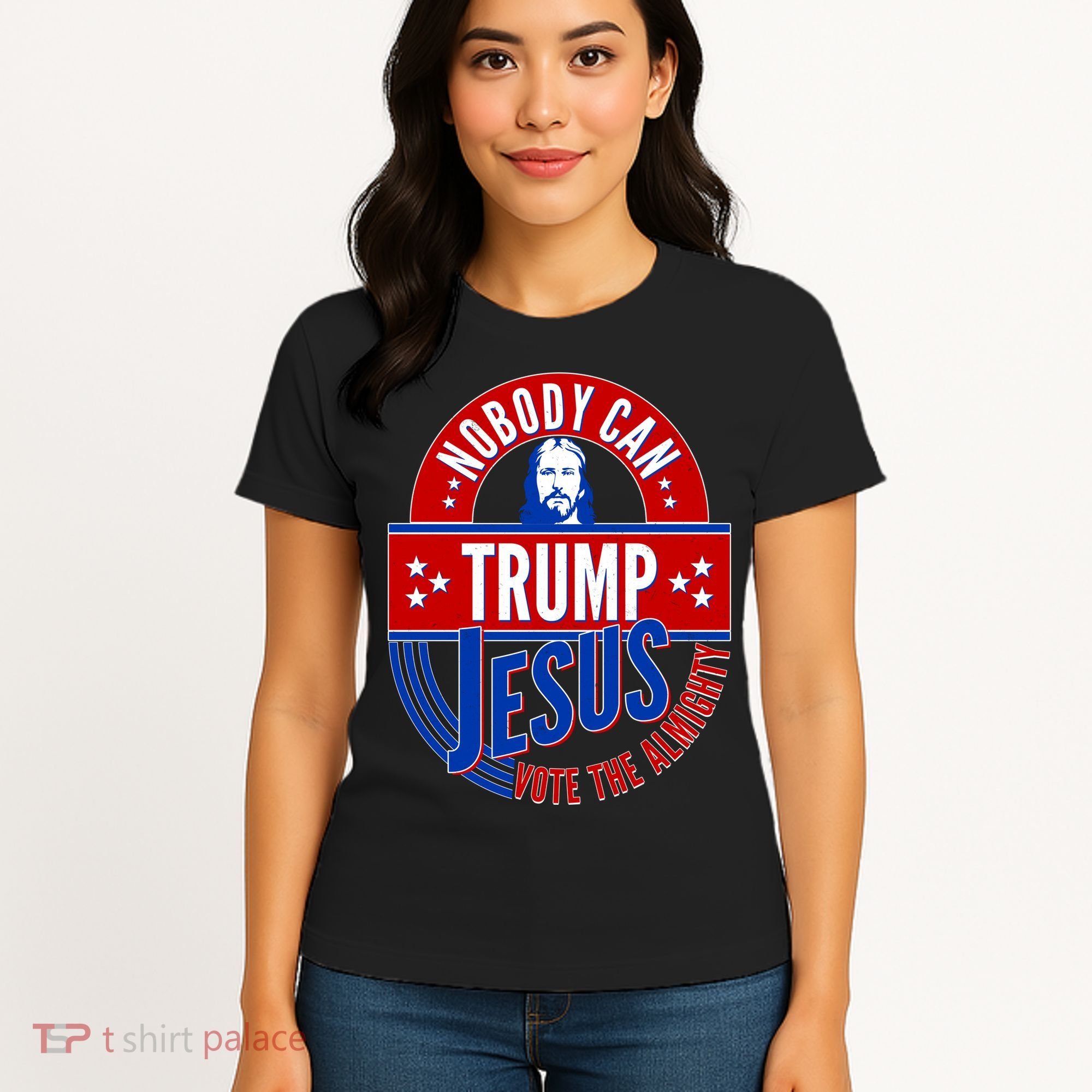 Nobody Can Trump Jesus Vote The Almighty Women's T-Shirt