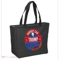 Nobody Can Trump Jesus Vote The Almighty Tote Bag thumb 2