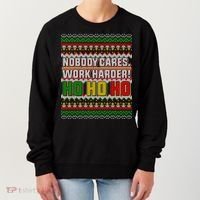 Nobody Care Work Hardy Ugly Christmas Sweater Women's Sweatshirt thumb 0