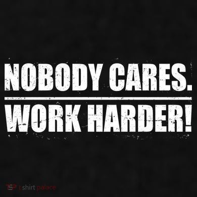 Nobody Cares. Work Harder! Ladies PosiCharge Tri-Blend Wicking Tank