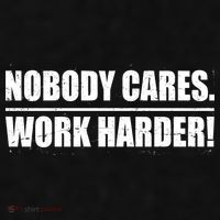 Nobody Cares. Work Harder! Ladies PosiCharge Tri-Blend Wicking Tank thumb 2