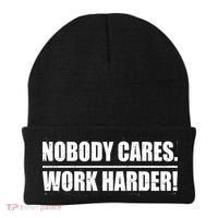 Nobody Cares. Work Harder! Beanie thumb 0