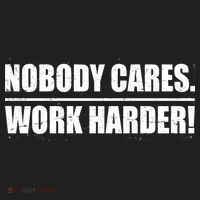 Nobody Cares. Work Harder! Beanie thumb 2