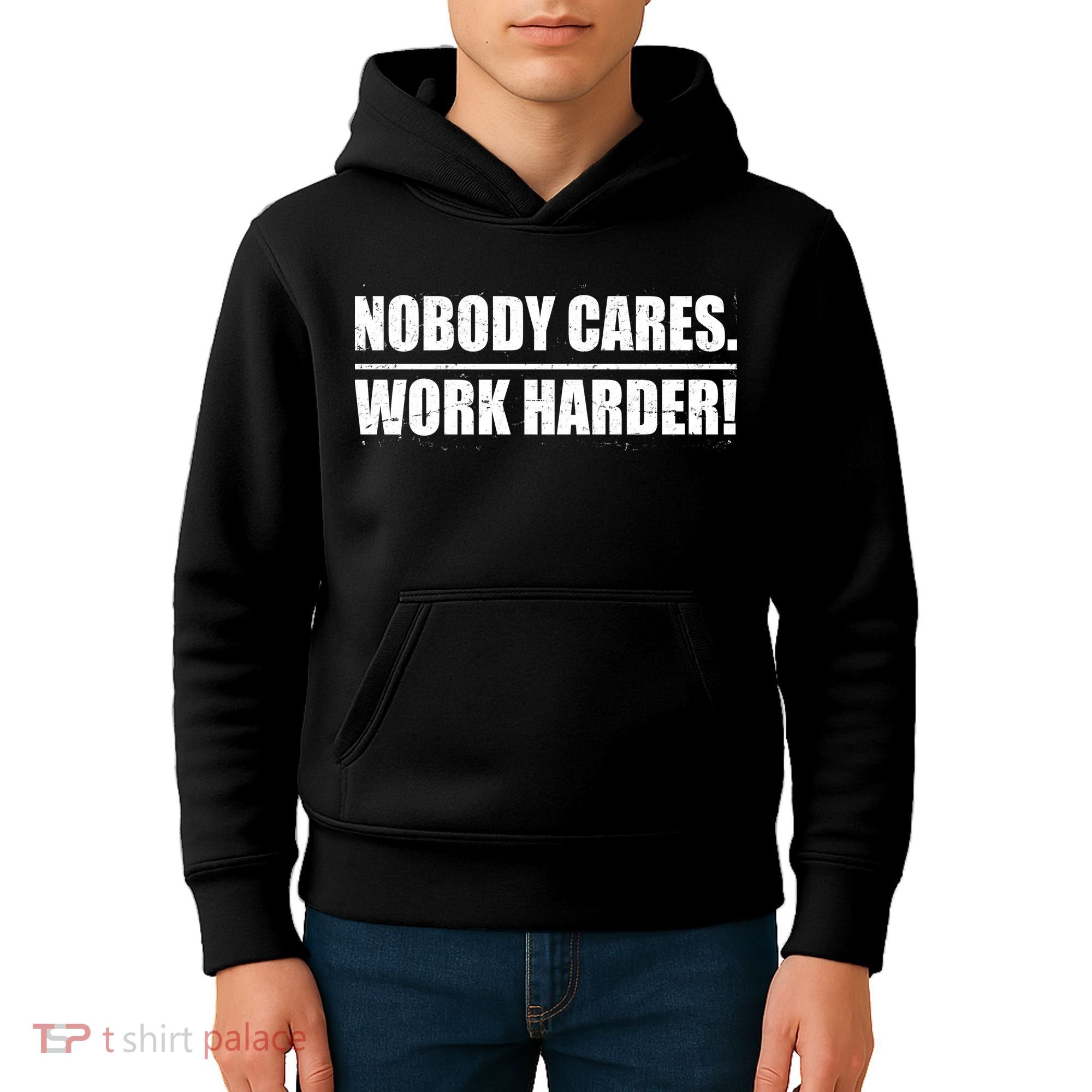 Nobody Cares. Work Harder! Kids Hoodie