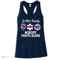 Nobody Fight Alone Support Police EMS Fireman Women's Tank Top thumb 0