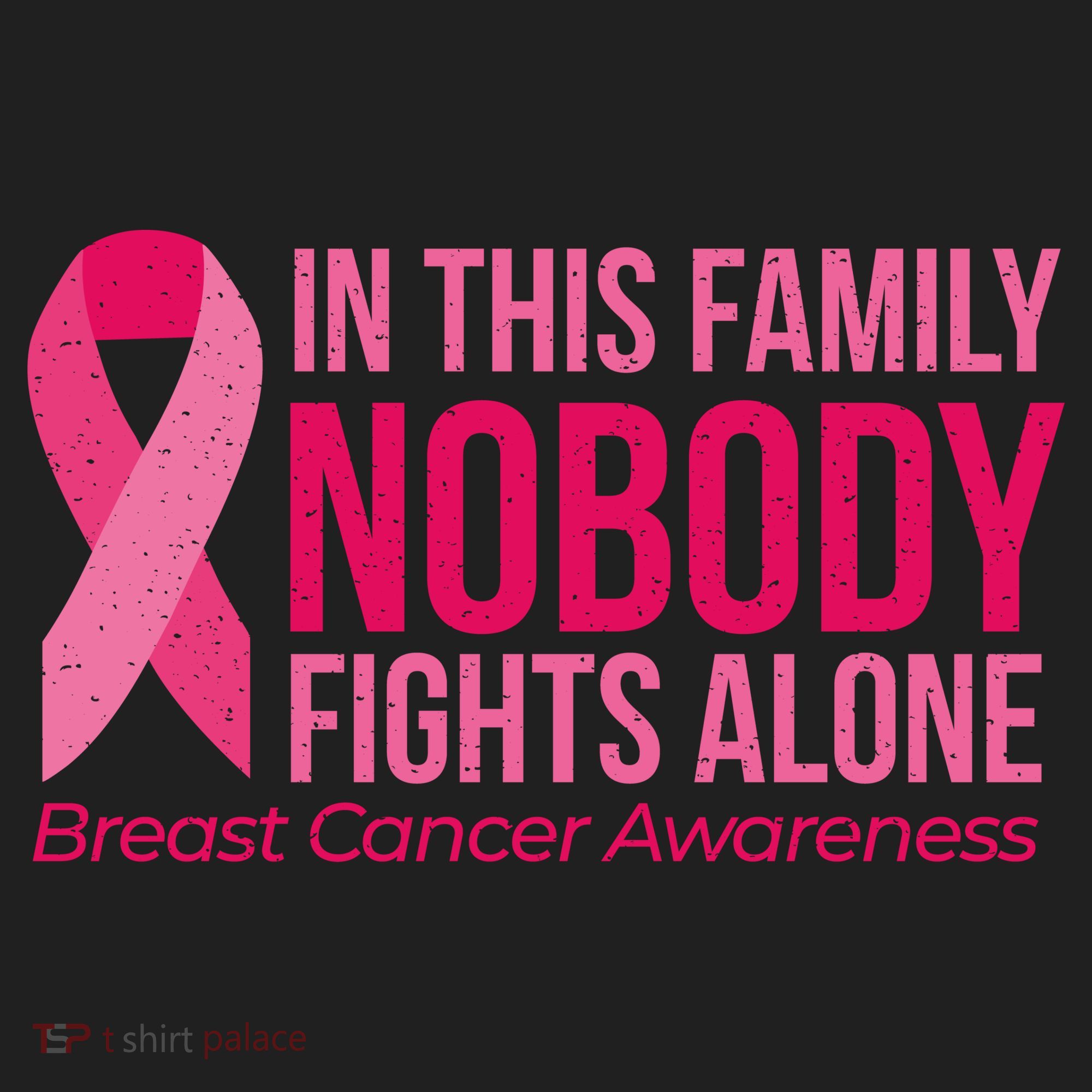 Nobody Fights Alone Breast Cancer Women's Sweatshirt