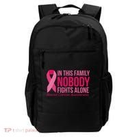 Nobody Fights Alone Breast Cancer Backpack thumb 0