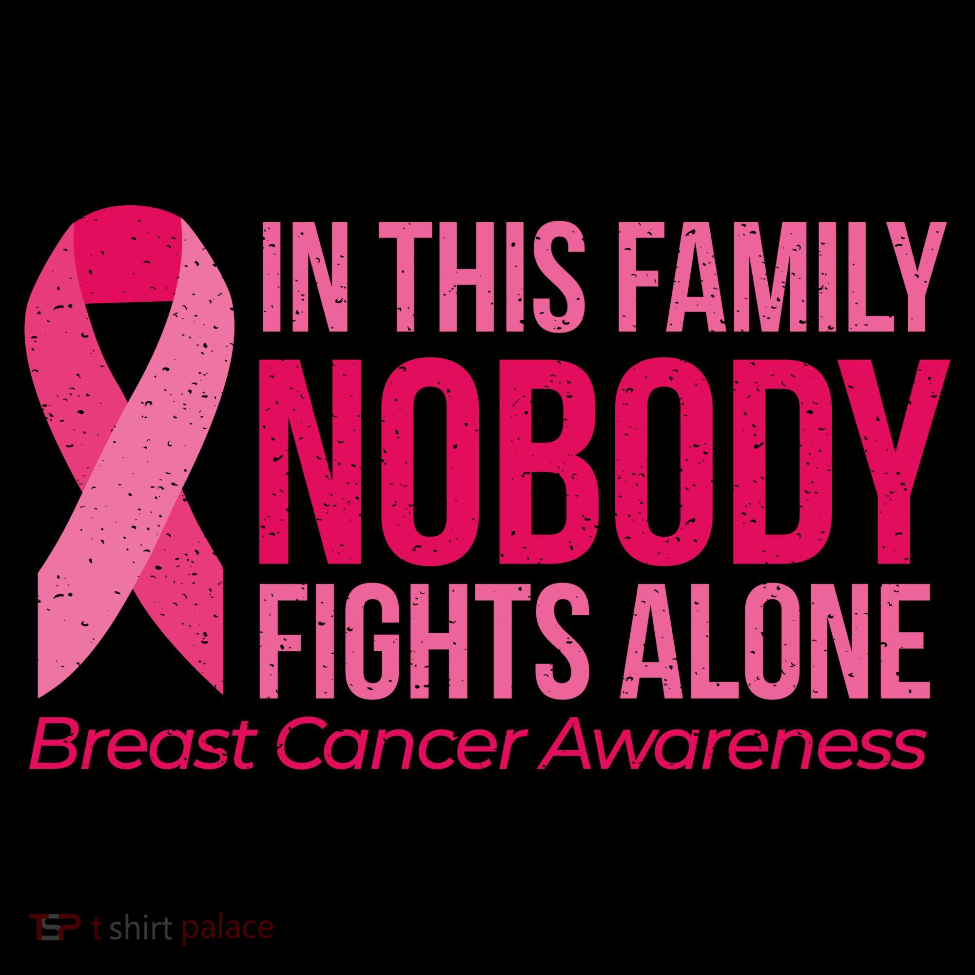 Nobody Fights Alone Breast Cancer Backpack