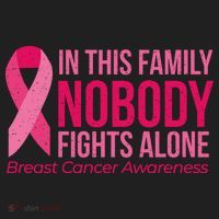 Nobody Fights Alone Breast Cancer Tumbler thumb 3