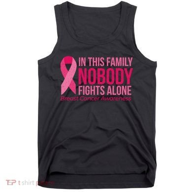 Nobody Fights Alone Breast Cancer Tank Top