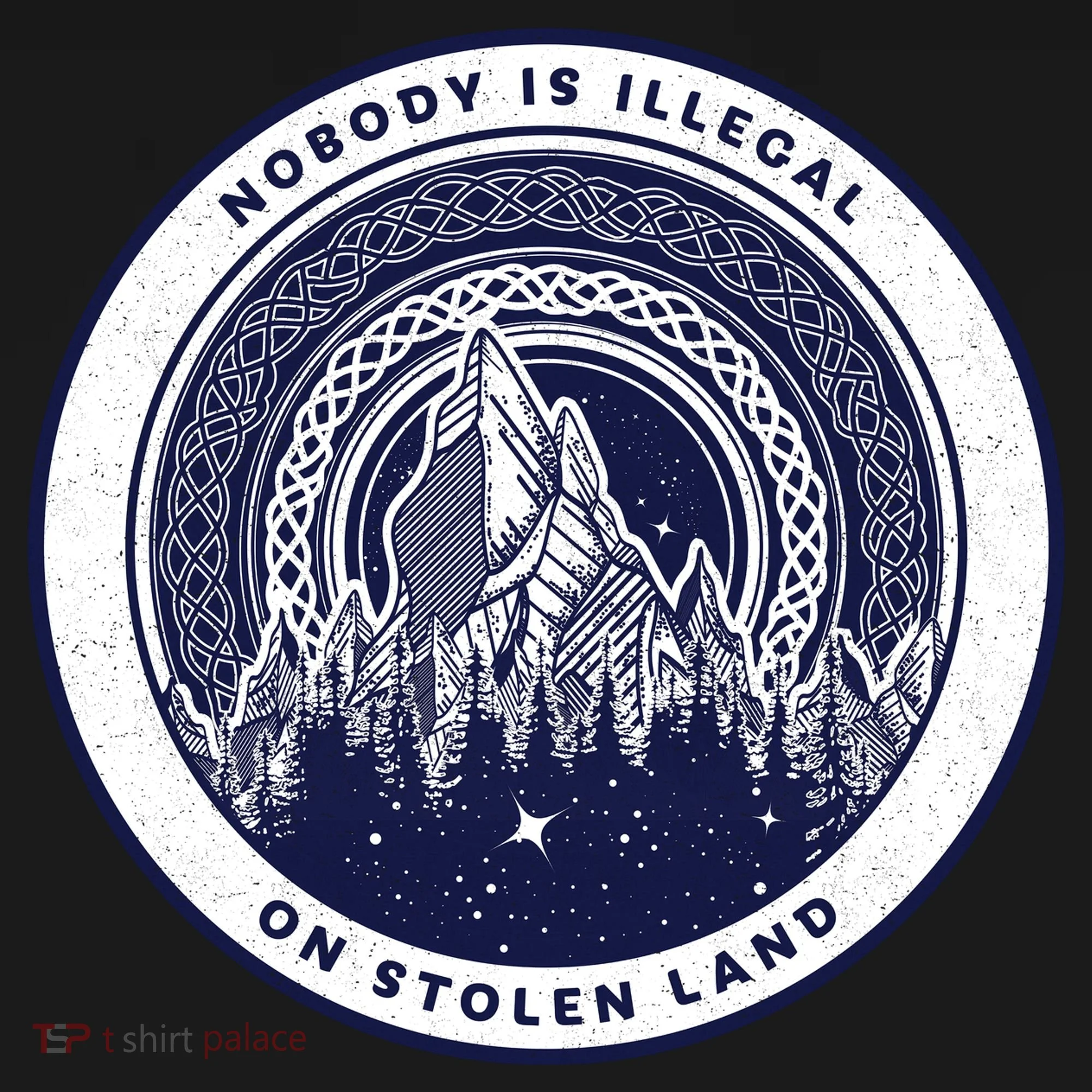 Nobody Is Illegal On Stolen Land Long Sleeve Shirt