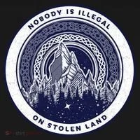 Nobody Is Illegal On Stolen Land Women's Hoodie thumb 2
