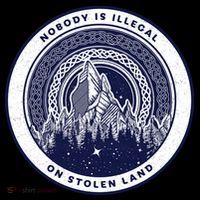 Nobody Is Illegal On Stolen Land Baby Bodysuit thumb 2