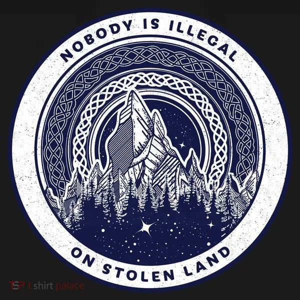 Nobody Is Illegal On Stolen Land Toddler Hoodie