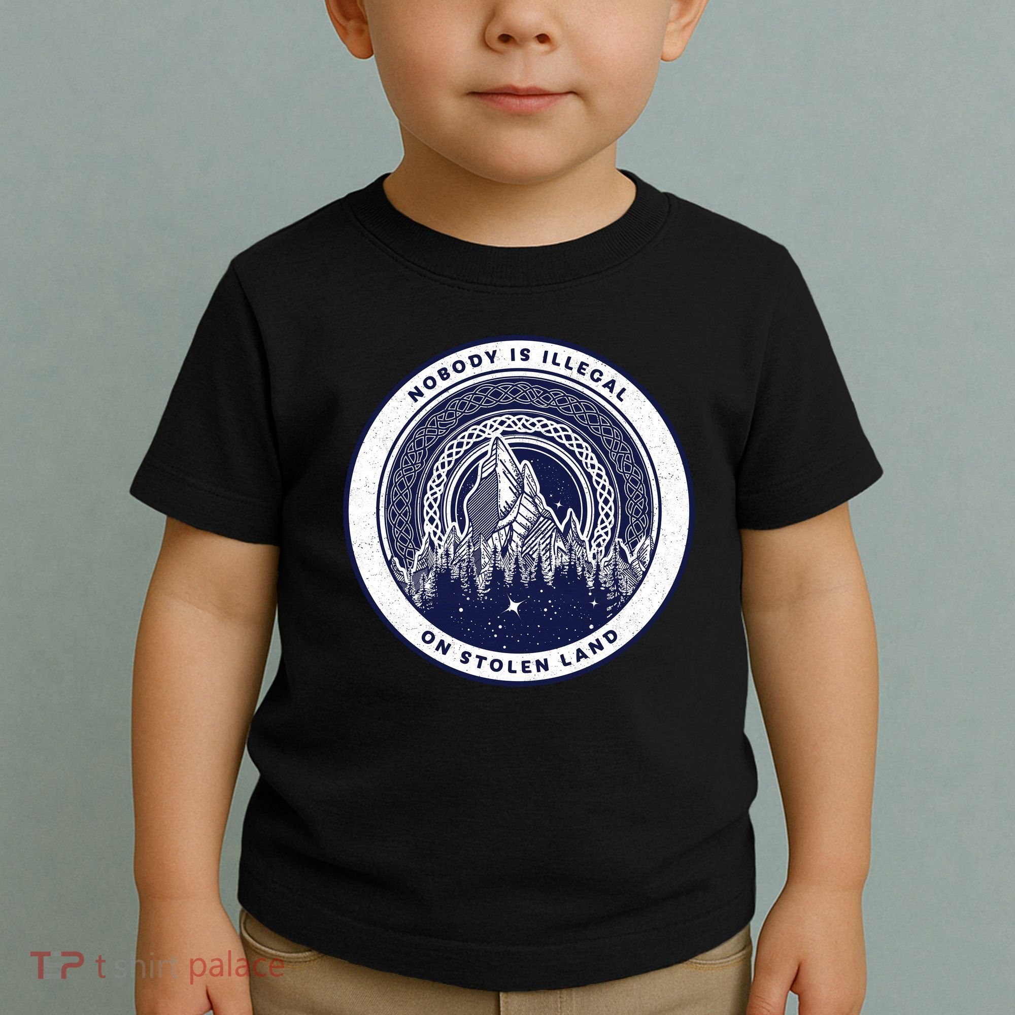 Nobody Is Illegal On Stolen Land Toddler T-Shirt