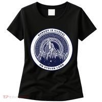 Nobody Is Illegal On Stolen Land Women's T-Shirt thumb 0