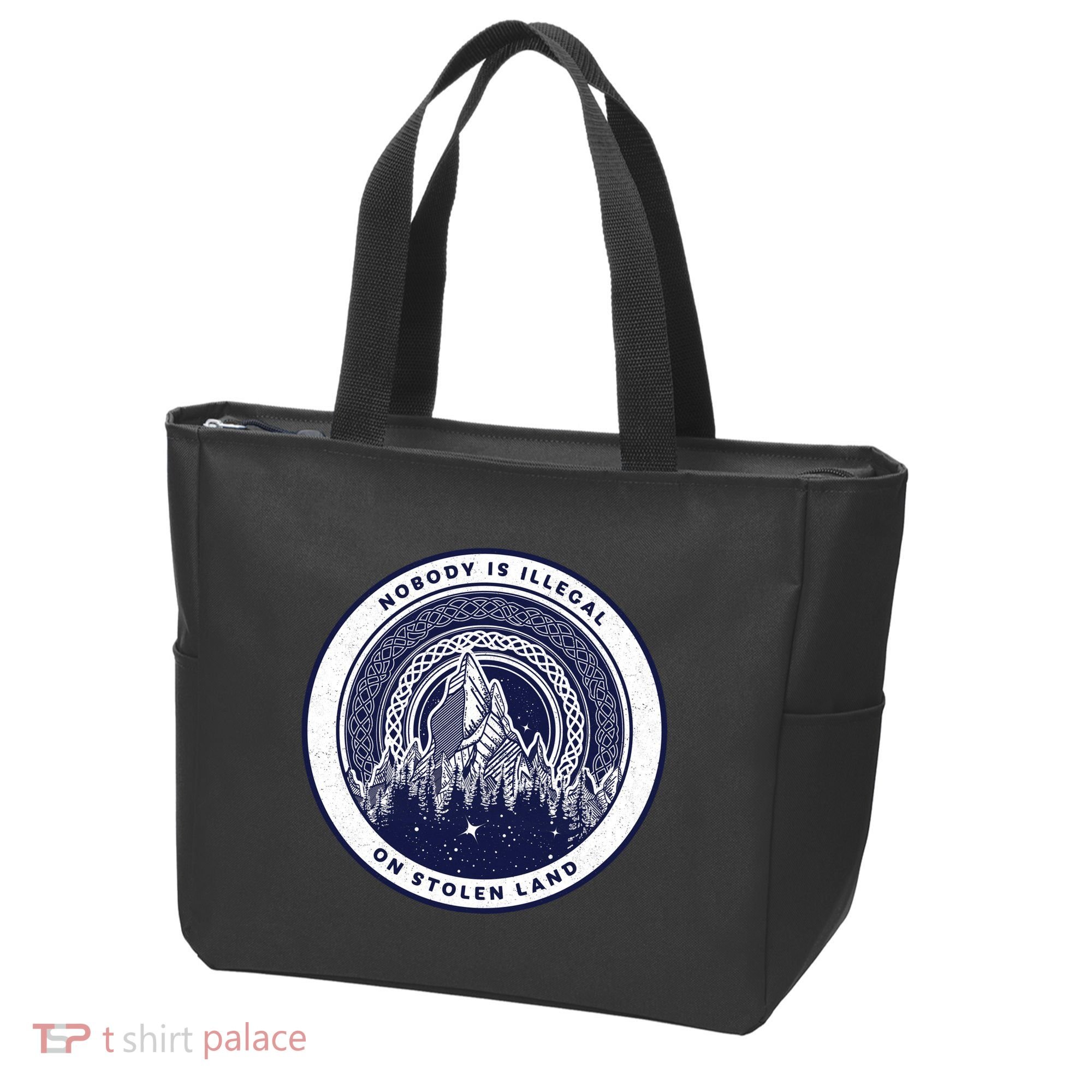 Nobody Is Illegal On Stolen Land Tote Bag
