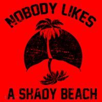 Nobody Likes A Shady Beach Santa Hat thumb 1
