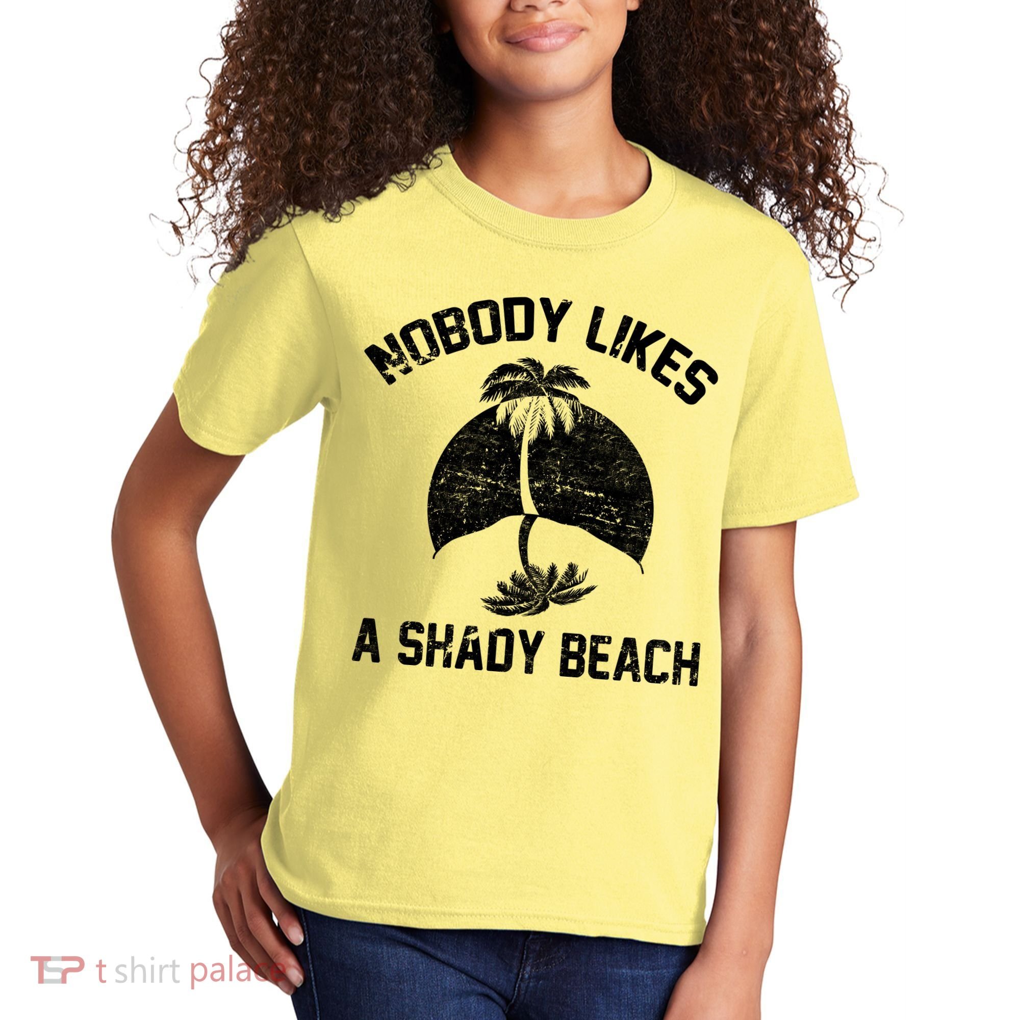 Nobody Likes A Shady Beach Kids T-Shirt