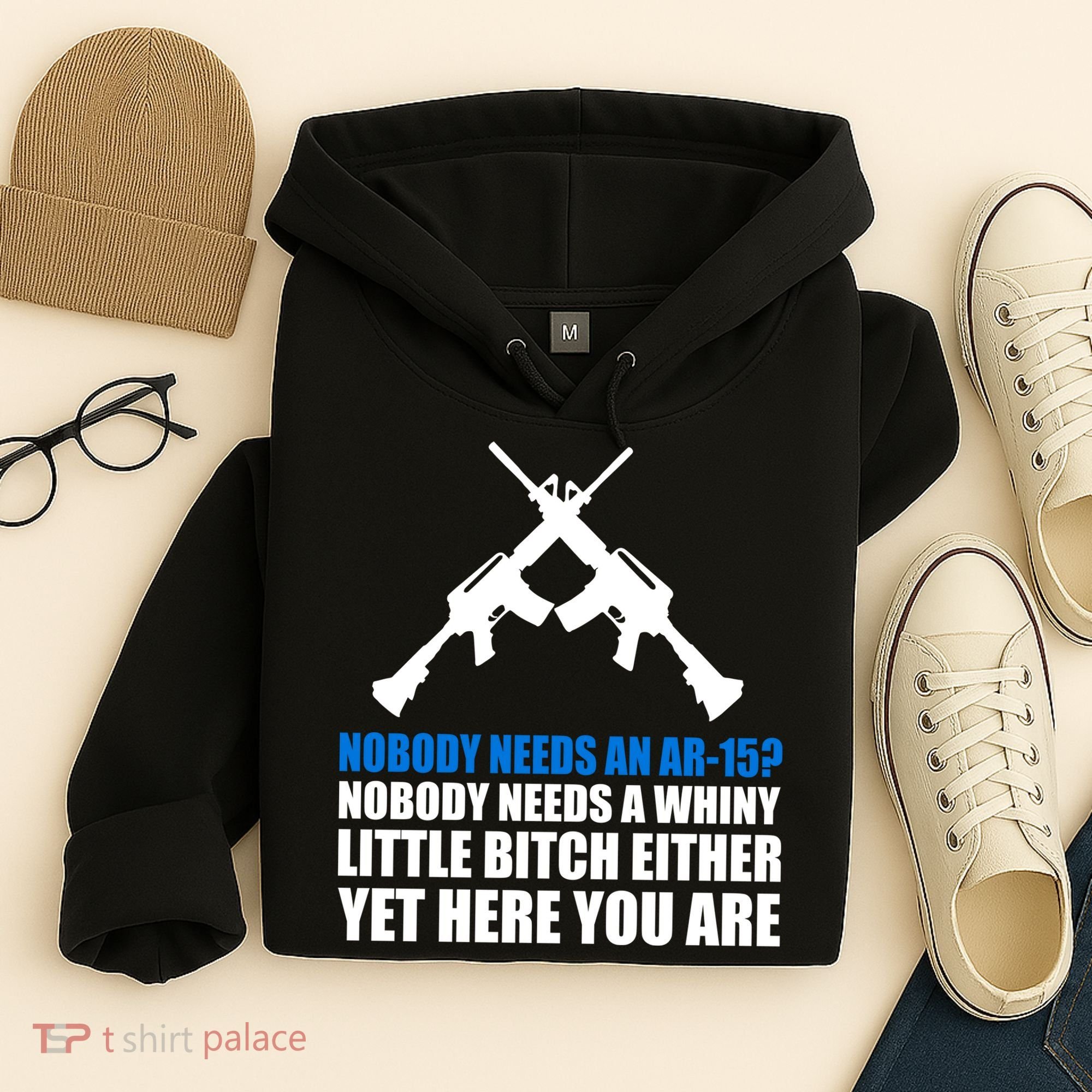 Nobody Needs An AR-15 Rifle Pro Gun Rights Hoodie