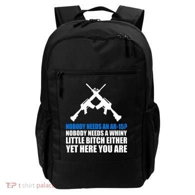 Nobody Needs An AR-15 Rifle Pro Gun Rights Backpack