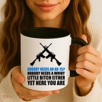 Nobody Needs An AR-15 Rifle Pro Gun Rights Coffee Mug thumb 3
