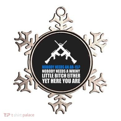 Nobody Needs An AR-15 Rifle Pro Gun Rights Ornament