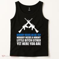 Nobody Needs An AR-15 Rifle Pro Gun Rights Tank Top thumb 2