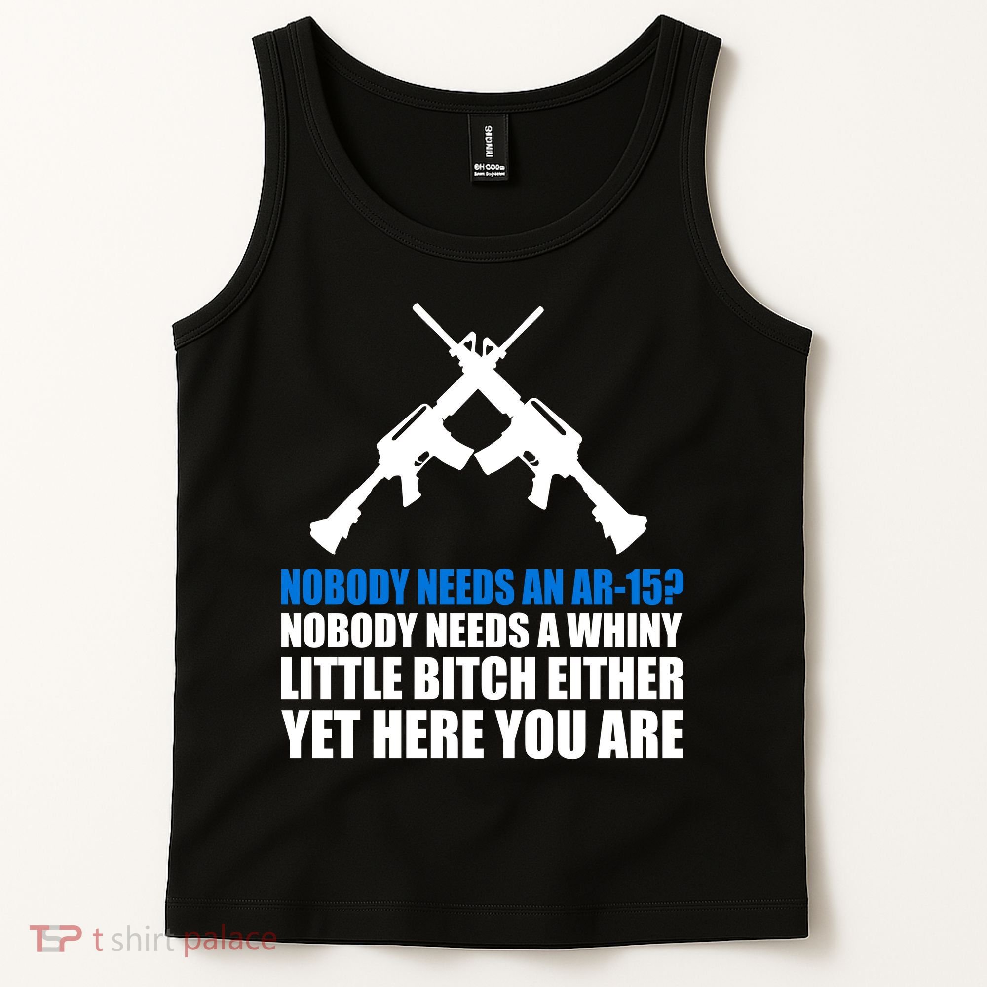 Nobody Needs An AR-15 Rifle Pro Gun Rights Tank Top