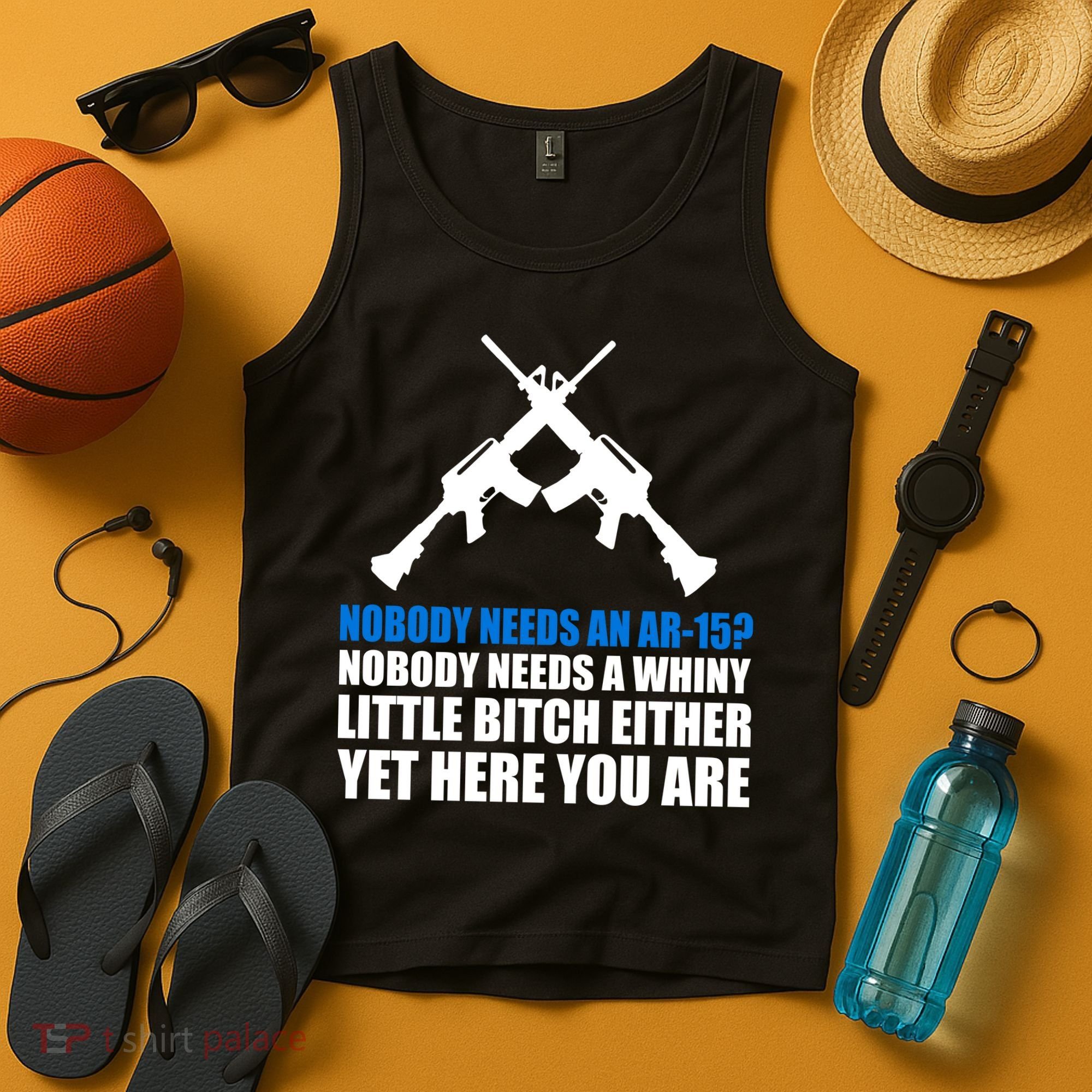 Nobody Needs An AR-15 Rifle Pro Gun Rights Tank Top