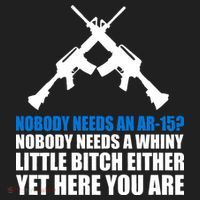 Nobody Needs An AR-15 Rifle Pro Gun Rights Golf Towel thumb 3