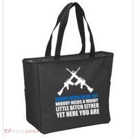 Nobody Needs An AR-15 Rifle Pro Gun Rights Tote Bag thumb 2