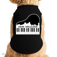 New Orleans Cool Piano Skyline Doggie Tank thumb 0