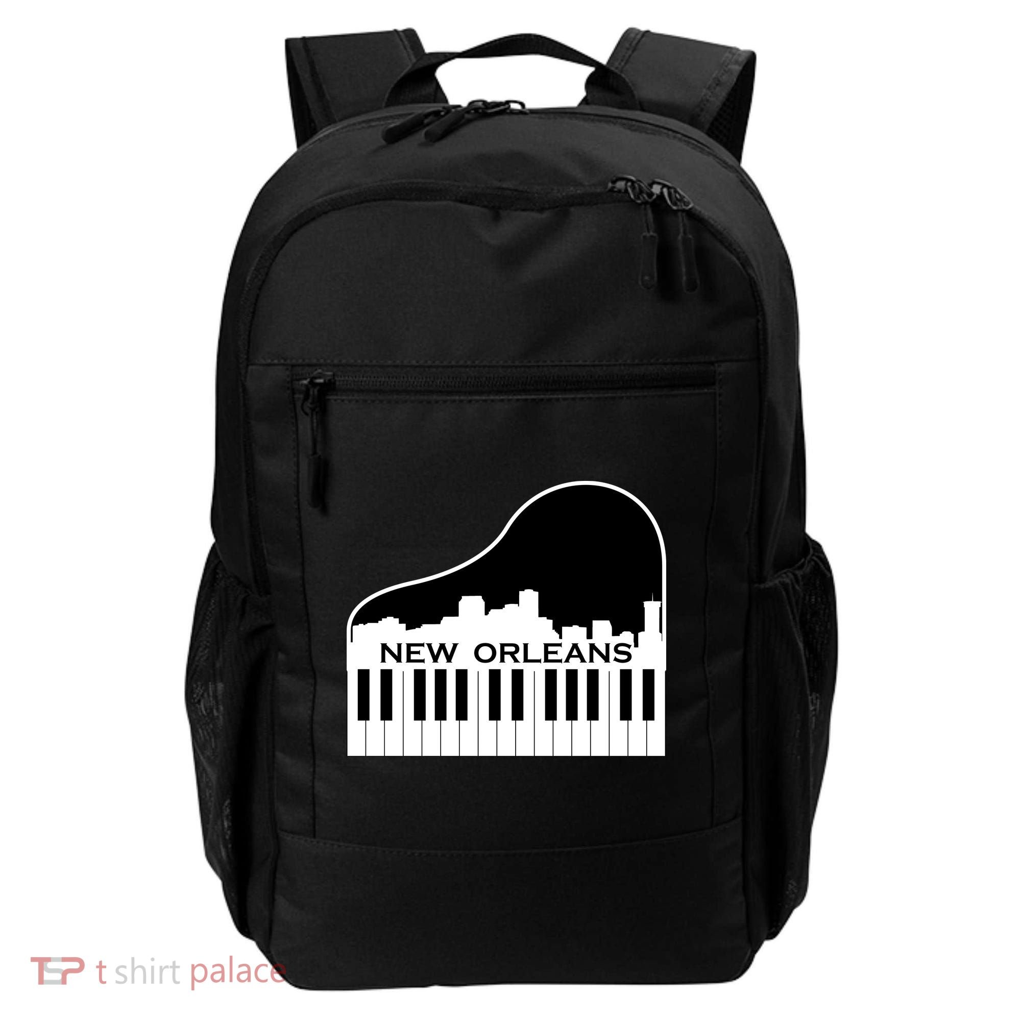 New Orleans Cool Piano Skyline Backpack