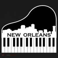 New Orleans Cool Piano Skyline Backpack thumb 2