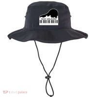 New Orleans Cool Piano Skyline Bucket Hat thumb 0