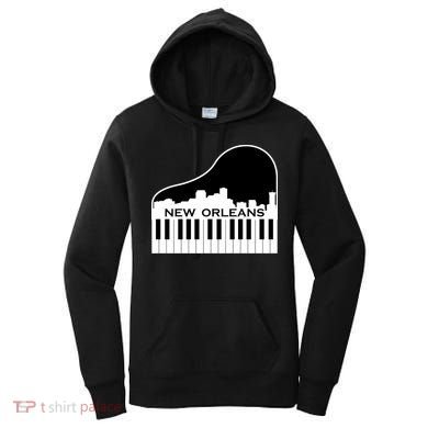 New Orleans Cool Piano Skyline Women's Hoodie