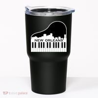 New Orleans Cool Piano Skyline Tumbler thumb 0