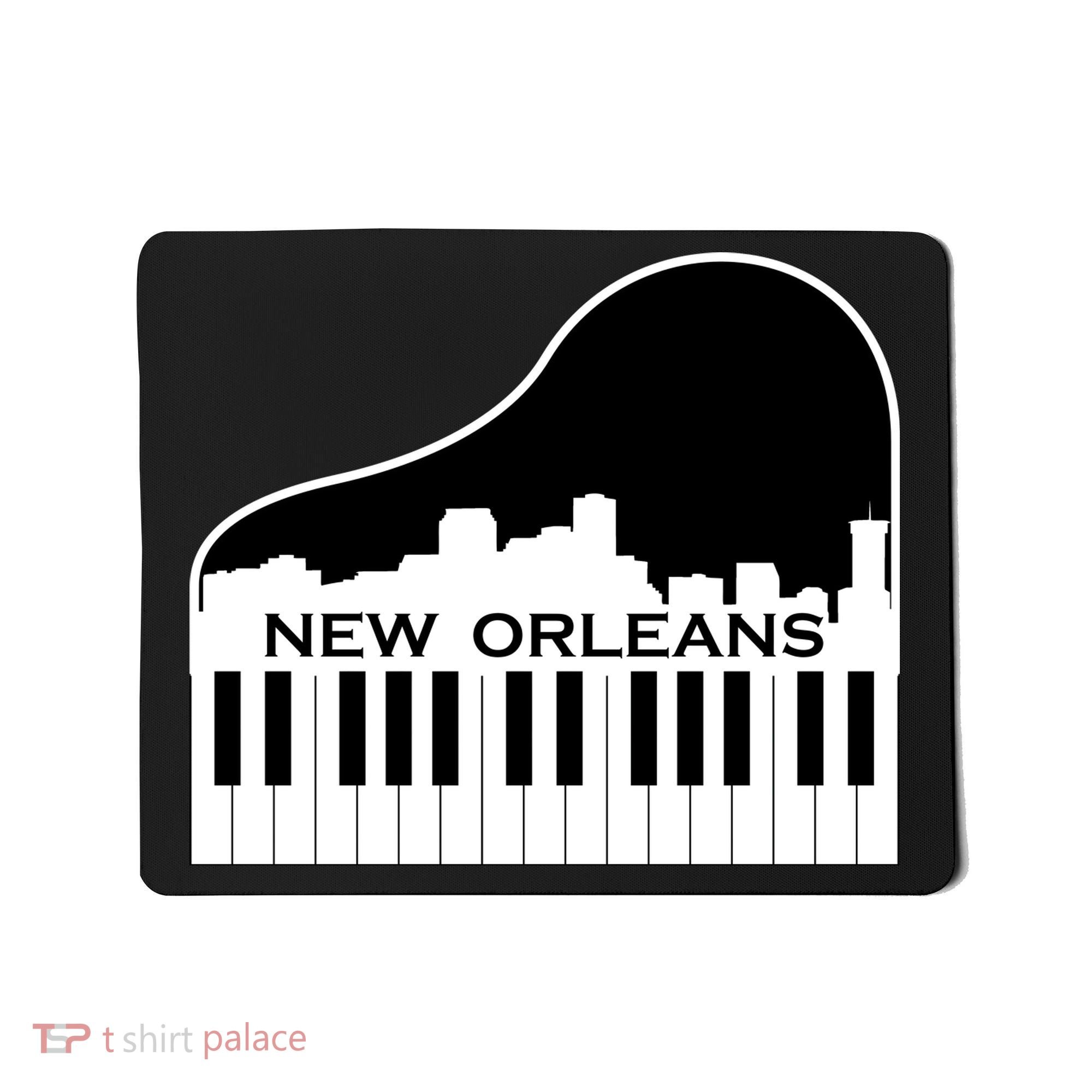 New Orleans Cool Piano Skyline Mousepad