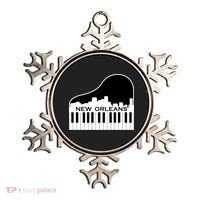 New Orleans Cool Piano Skyline Ornament thumb 0